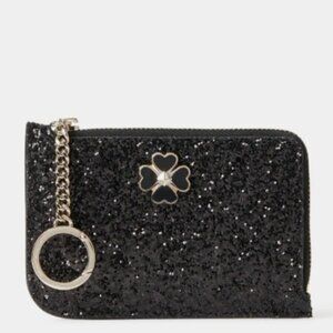 Kate Spade Black Glitter Wallet